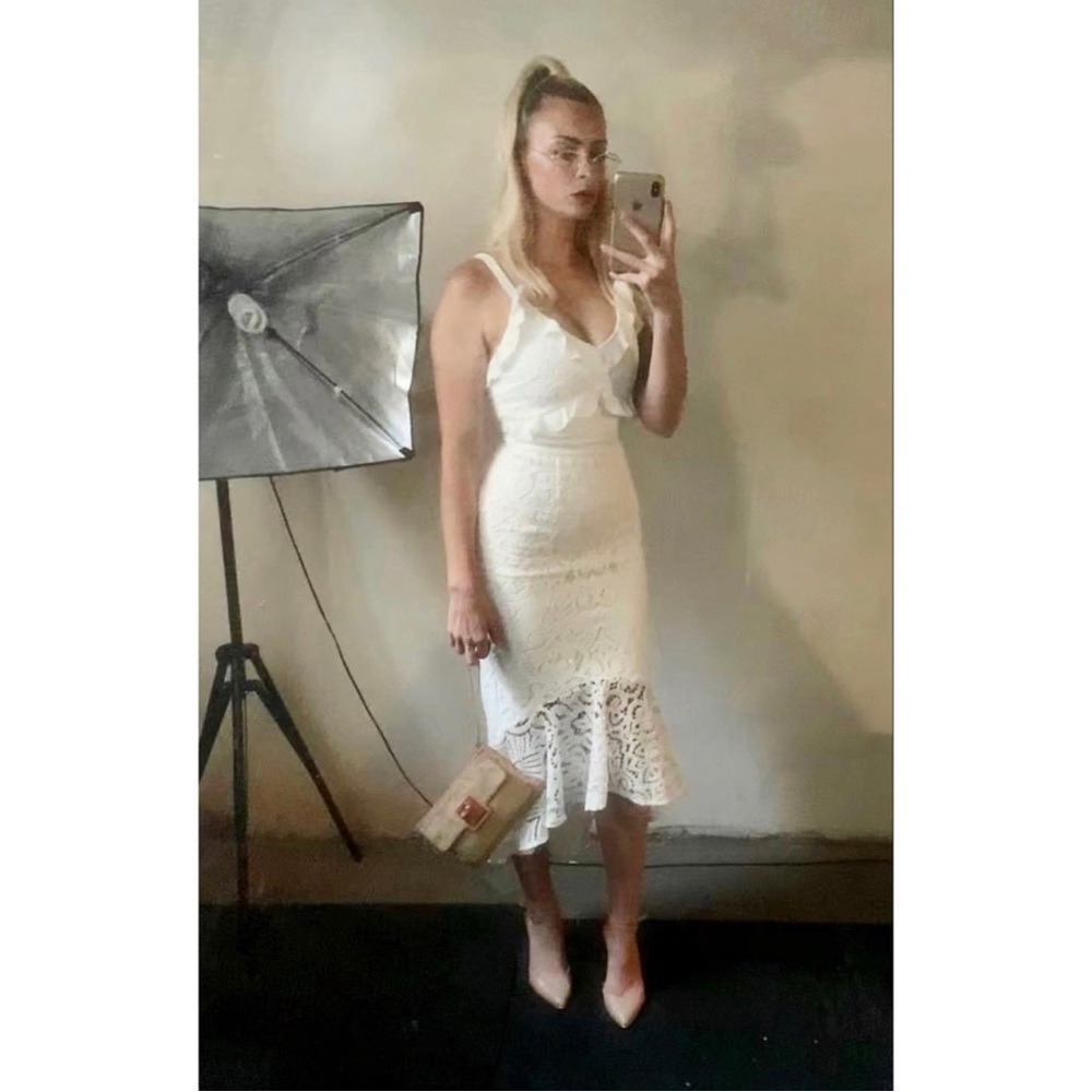 Two Sisters The Label Leanne Dress in White